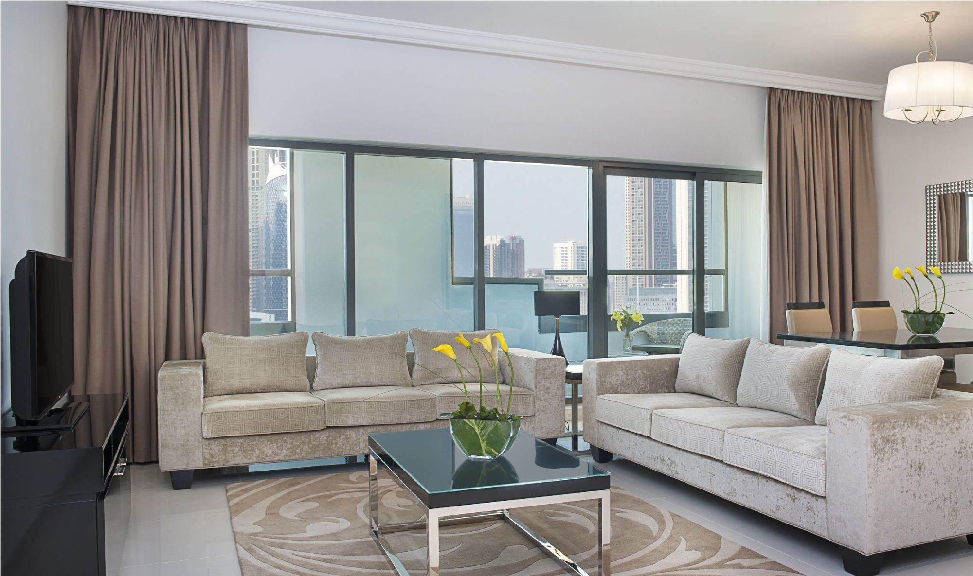 Damac Maison Cour Jardin Dubai Exterior foto Living room